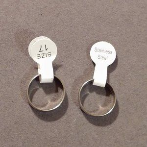 NEW Size 5 Stainless Steel Rings